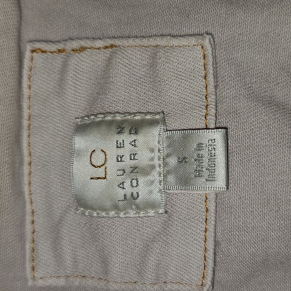 Women LC Lauren Conrad Light Jean Jacket S - Picture 5 of 6